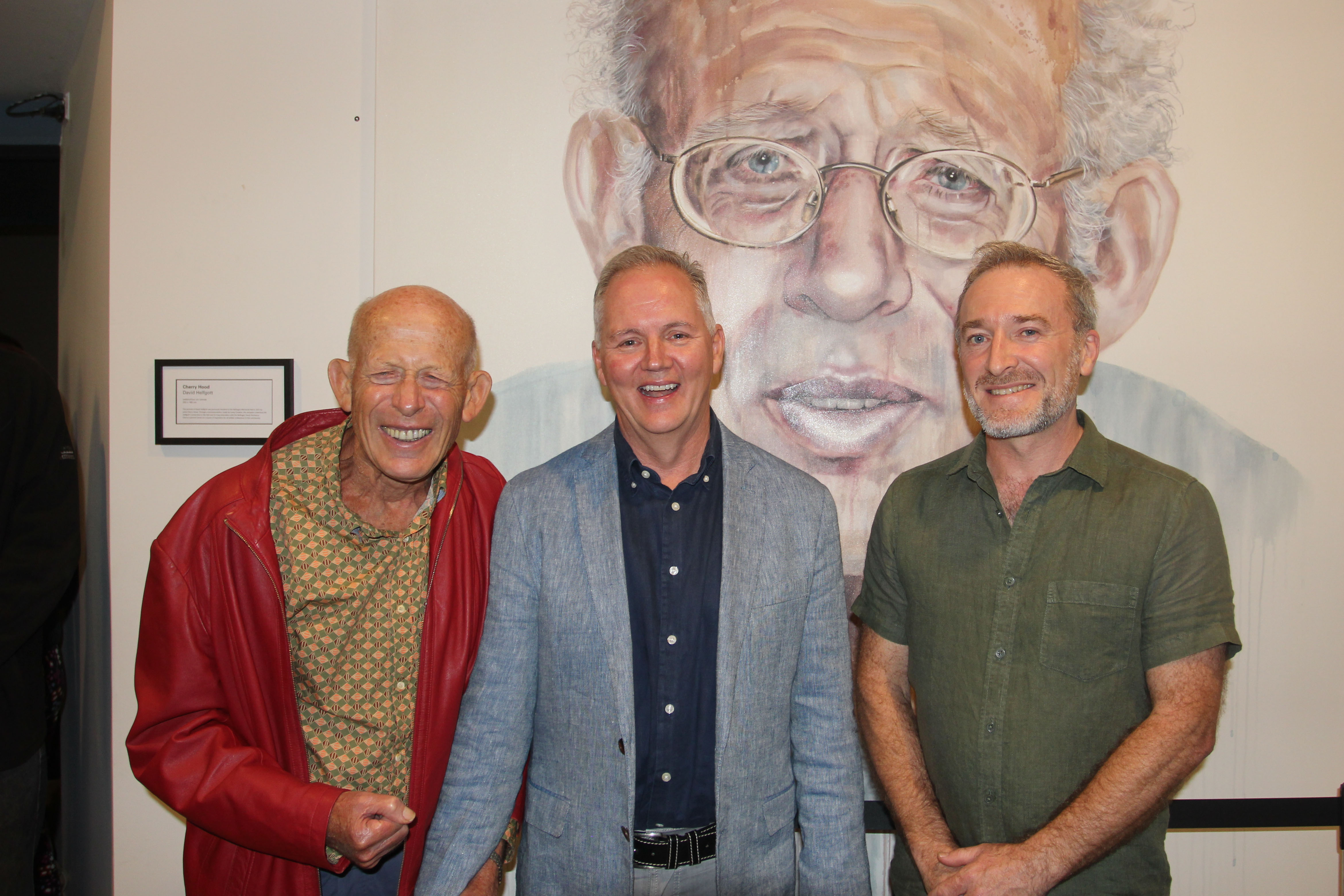 David Helfgott Portrait Unveiling at the BMH Donated by Cherry Hood Home of  Bellingen Shire