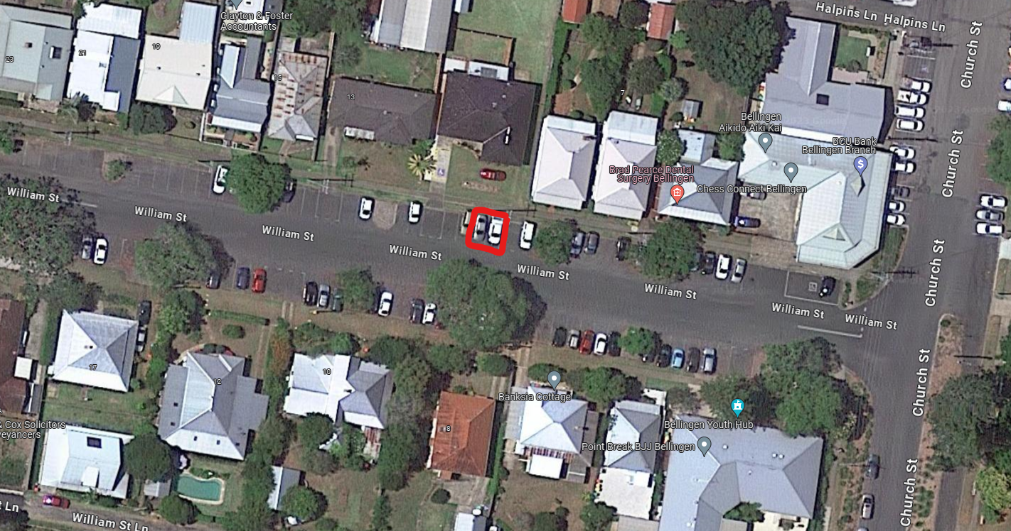 11 William St Bellingen EV location.png