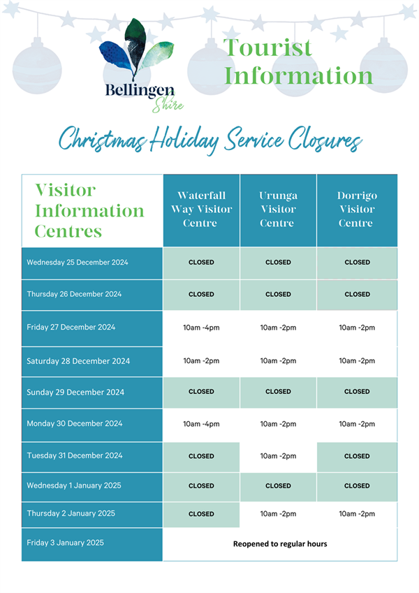 WESITE IMAGE Visitor Information Centres Christmas Closures.png