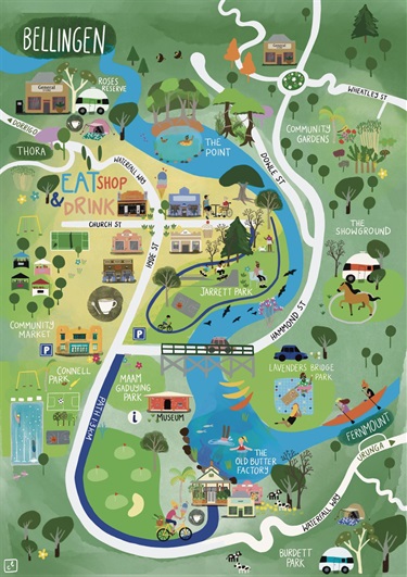 Bellingen Flow Map